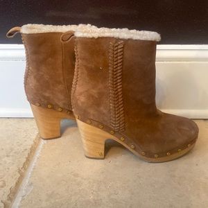 Veronica Beard Womens “Daxi” Clog Boot suede size 9.5.